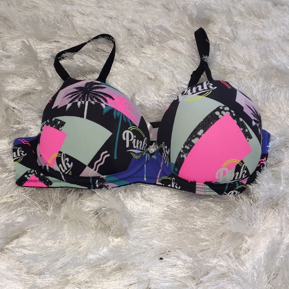 Pink street bra